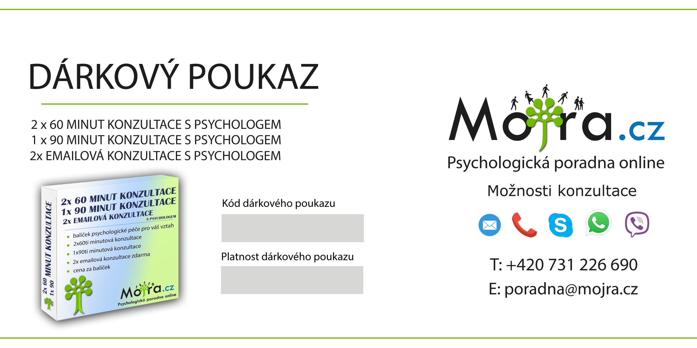 Dárkový poukaz: Balíček psychologické péče pro váš vztah